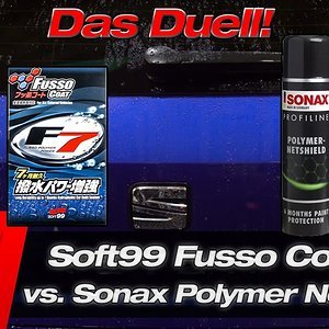 Sonax Polymer Netshield vs. Soft99 Fusso Coat F7