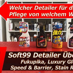 Soft99 welke wax met welke spraywax/detailler onderhouden?